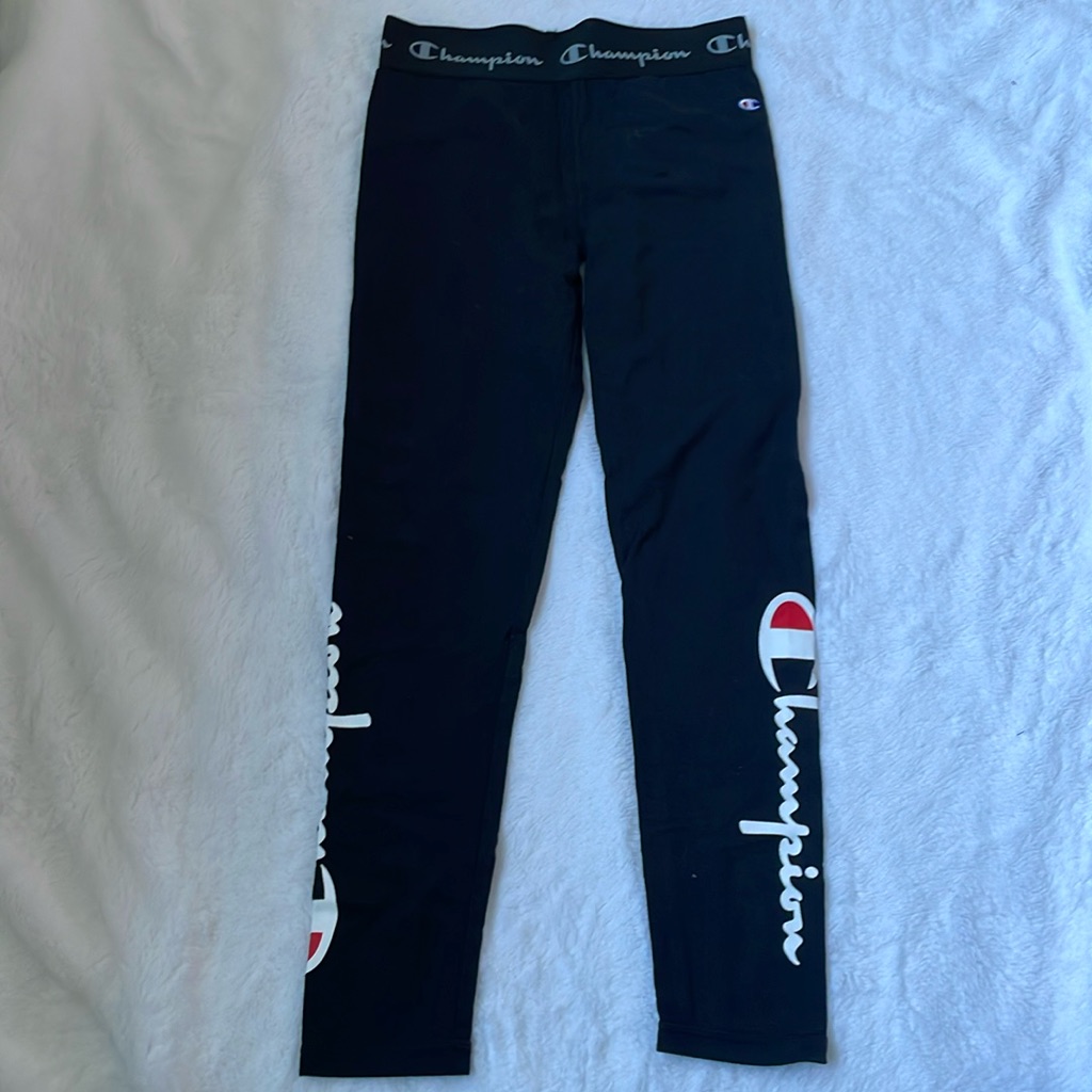 Girls Champion Logo Leggings - M